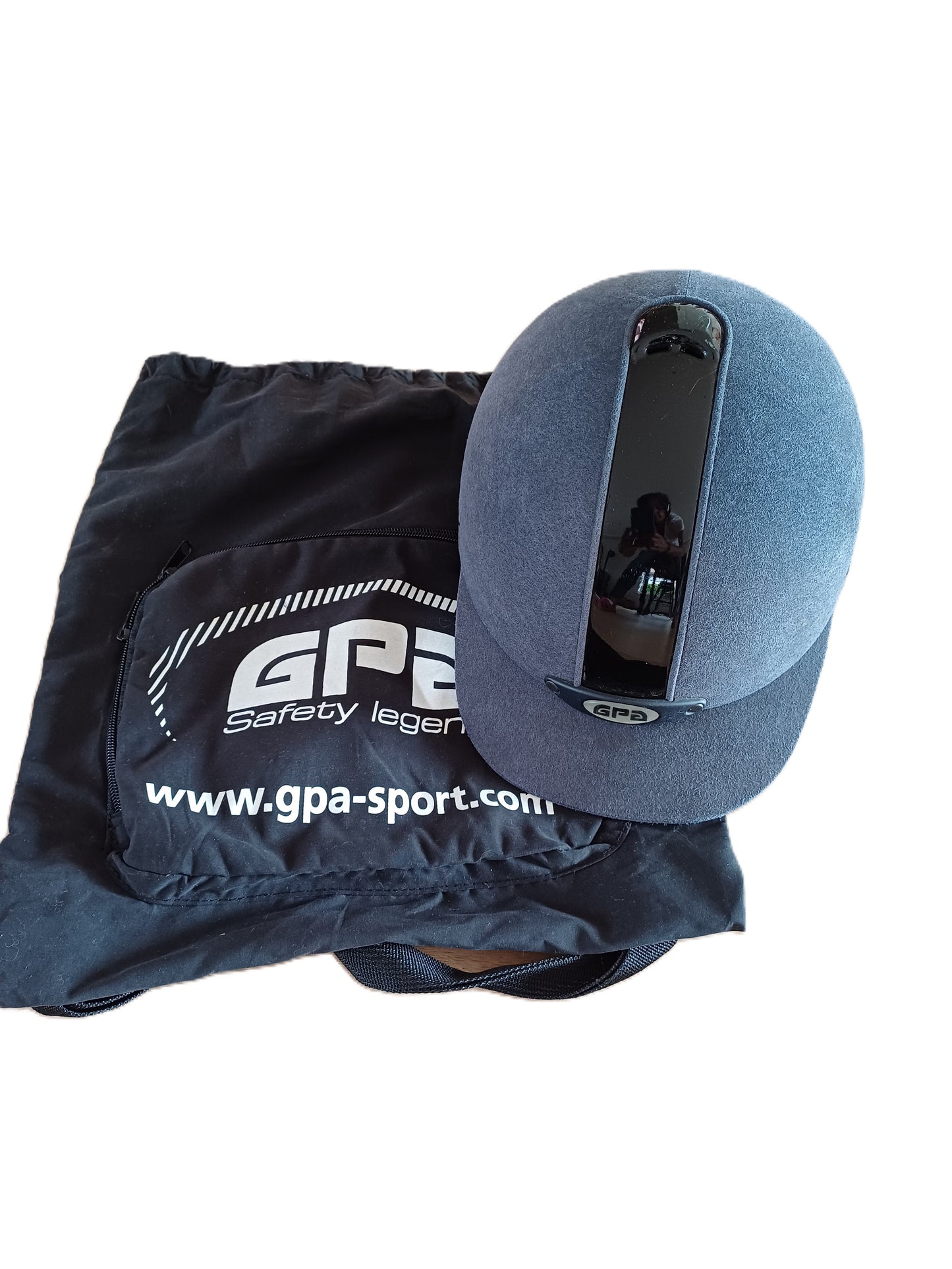 GPA grijs & zwart bomberjack + draagtas - maat 56/57 - zeer comfortabel