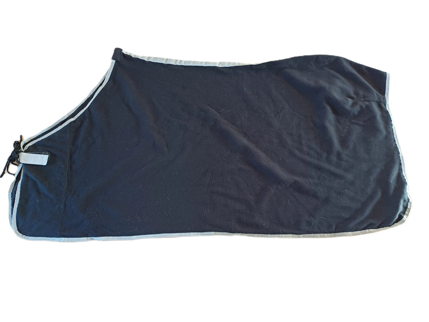 Zwarte polarfleece deken 145cm