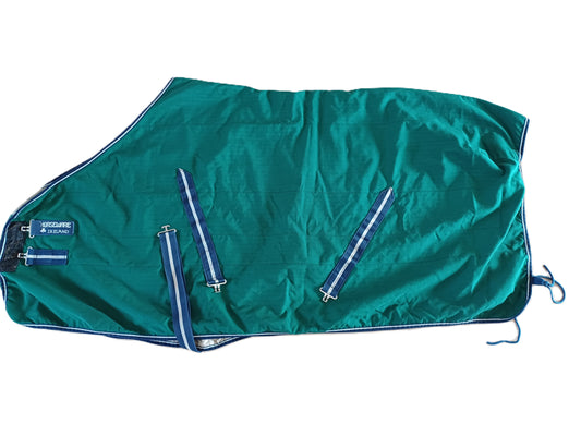 HorseWare Groen 125cm Katoenen & Waterdichte Buitendeken NIEUW!!
