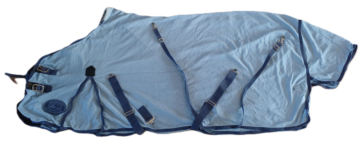 Couverture Anti-Mouches Bleue Mosquito Horse Pro – 135 cm