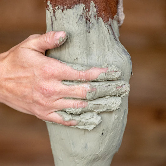 Argile Confort Articulaire Cheval Cura Naturale – 1,75 kg (100% Naturelle, Prête à l'Emploi)