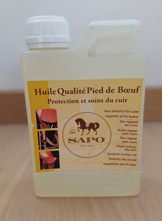 SAPO Quality Neatsfoot Oil – Lederbescherming en -verzorging – 500 ml (Nieuw product)