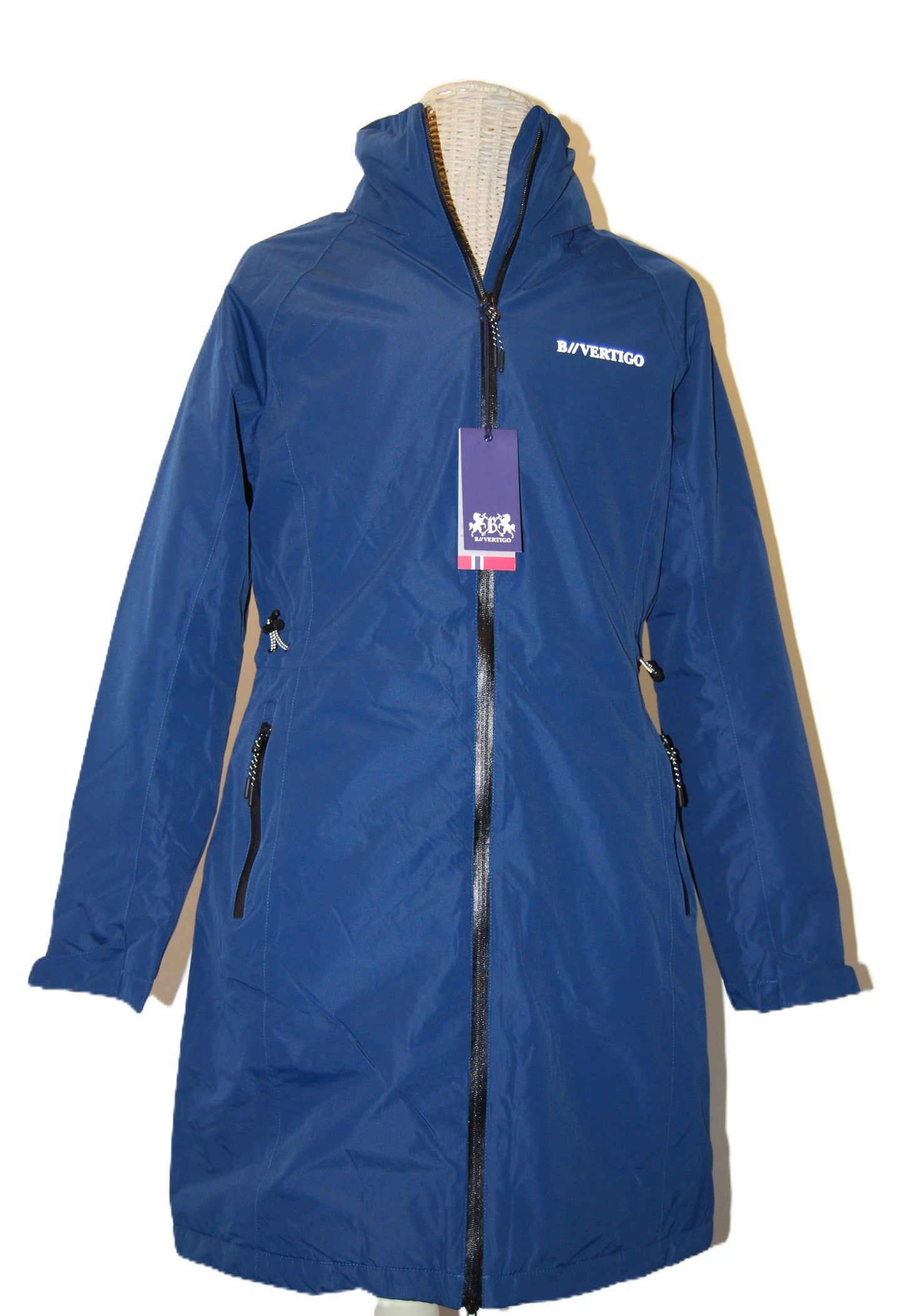 Vertigo Navy waterdichte jas, maat 38, nieuw - regenbescherming