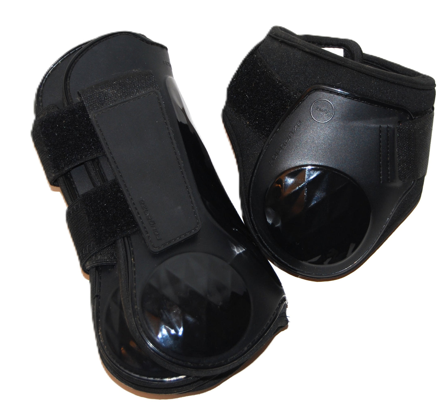 Zwarte lemen beenkappen