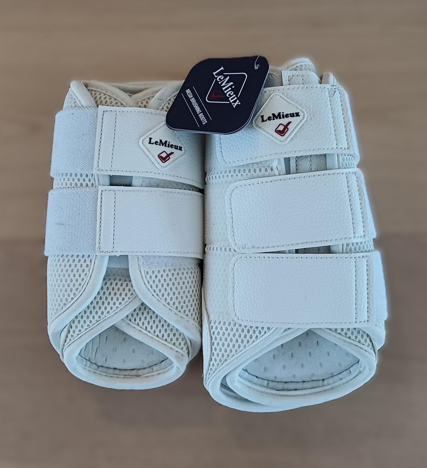 LEMIEUX Gaiters – Dressuur, Wit, Maat L (Nieuw)