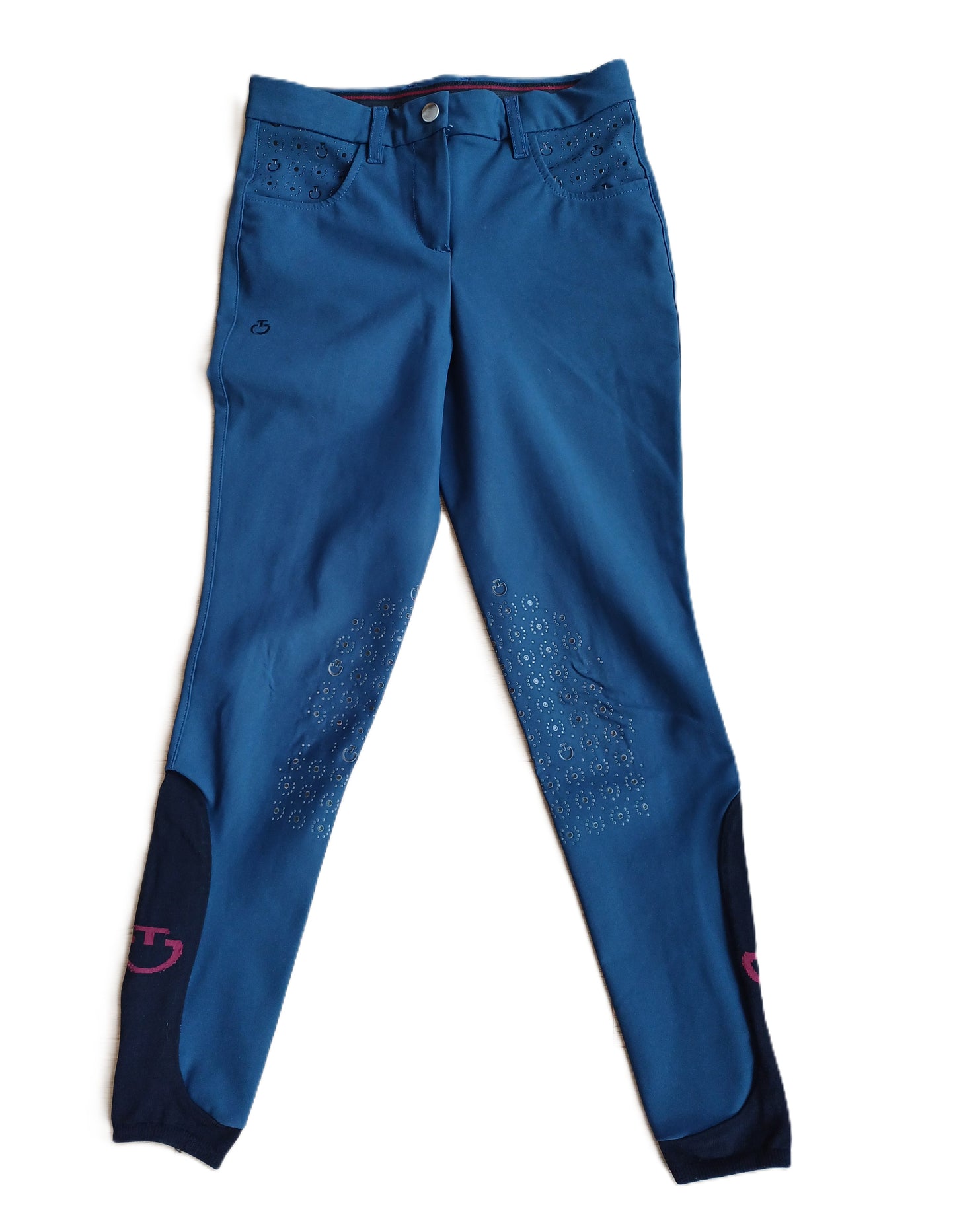 Pantalon d'Équitation Bleu Marine Cavalleria Toscana - Taille 12 ans