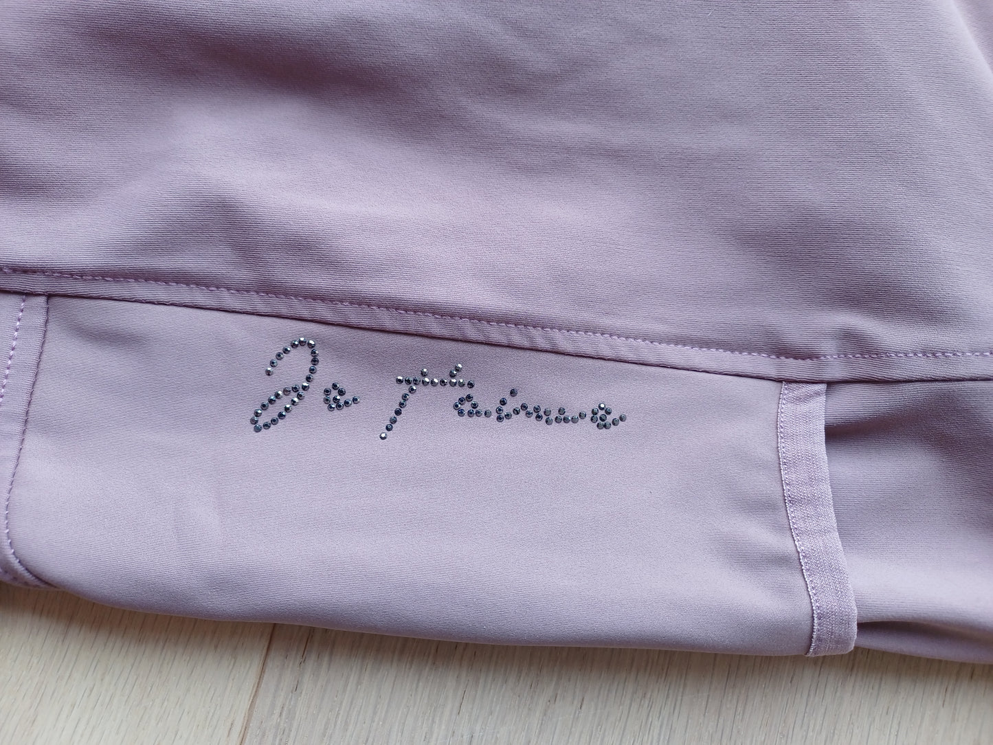 Legging d’Équitation Rose Equithème – Collection Je t’aime, Taille 36