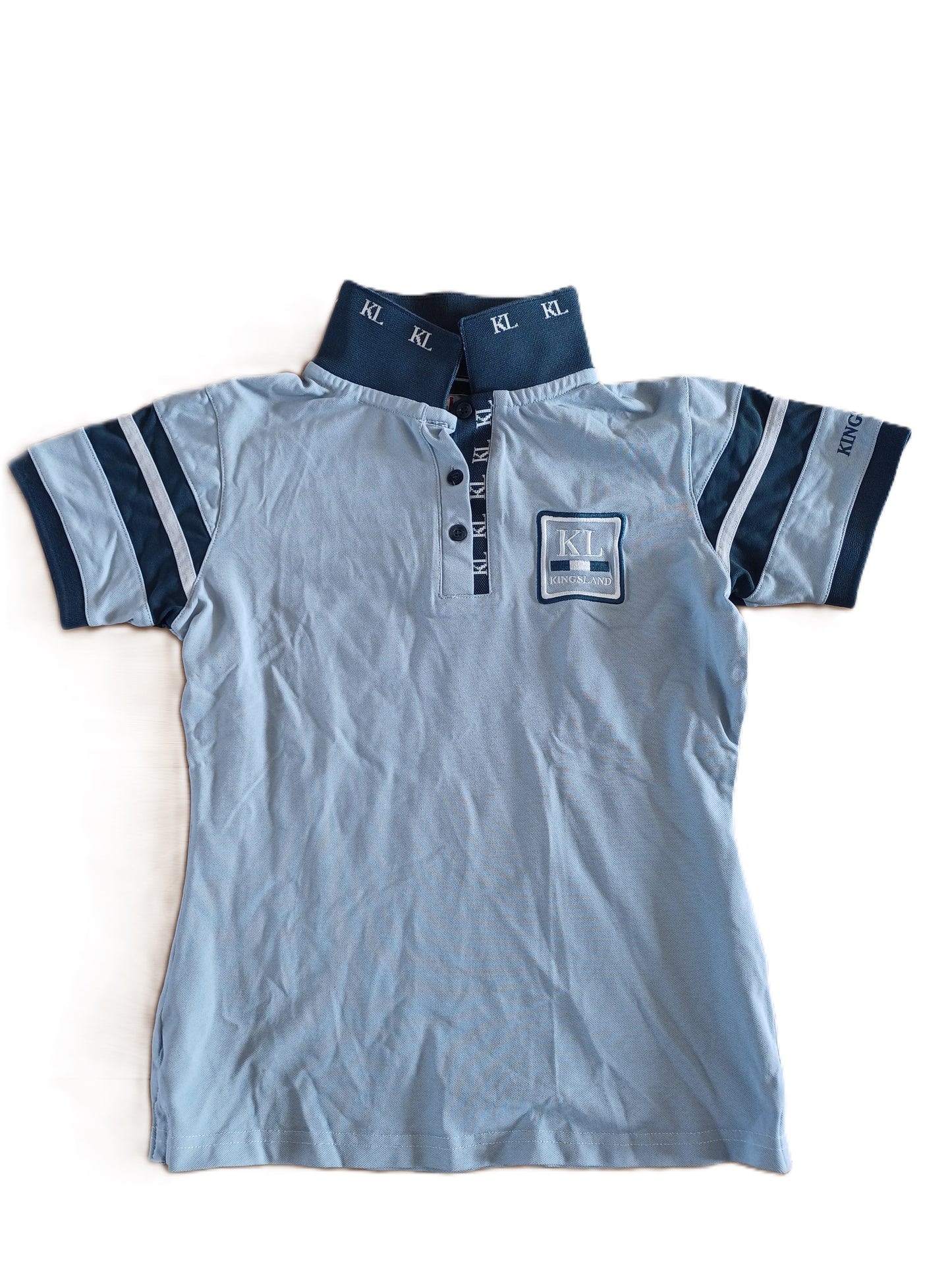 Kingsland trui polo sky & navy XS