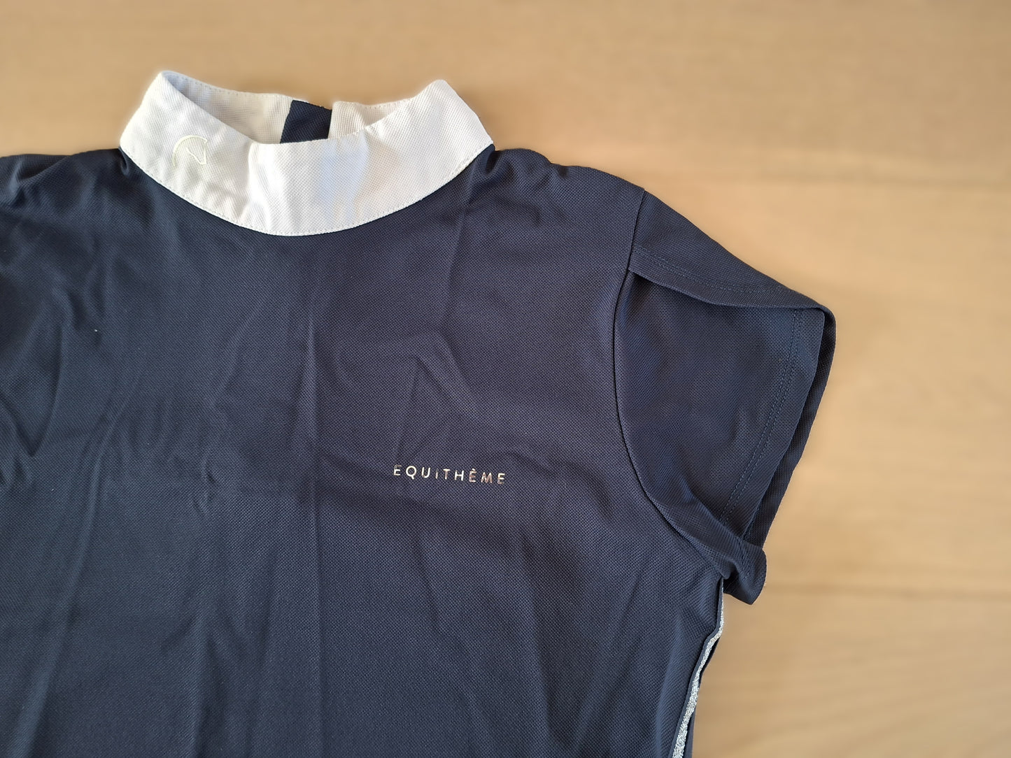 Polo concours Equithème Bleu Marine Très bon état– Taille XS (14/64)
