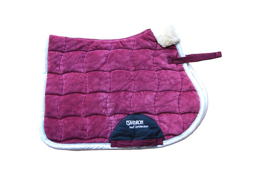 Eskadron Bordeaux Velvet Full Zadeldek - Premium Kwaliteit