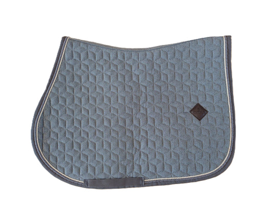 Kentucky Grey Full Saddle Pad - Premium Kwaliteit Bijna Nieuw