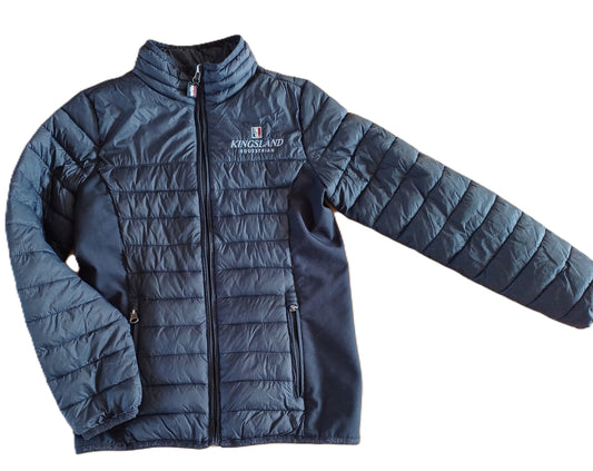 Kingsland Black Show Jacket, maat 11-12 jaar - Paardrijden