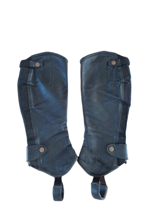 Equitheme zwarte M korte chaps