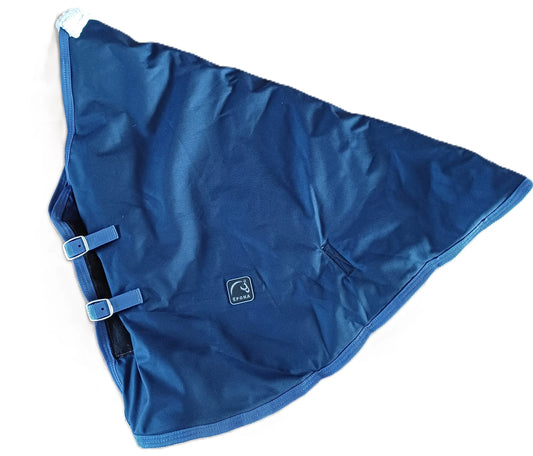 HKM Lichtblauwe Fleece Nekwarmer, Grijs, Medium - Winterwarmte