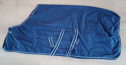 BUCAS marineblauwe deken 145cm 150g