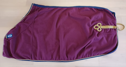 Equithème burgundy polar fleece deken 145cm