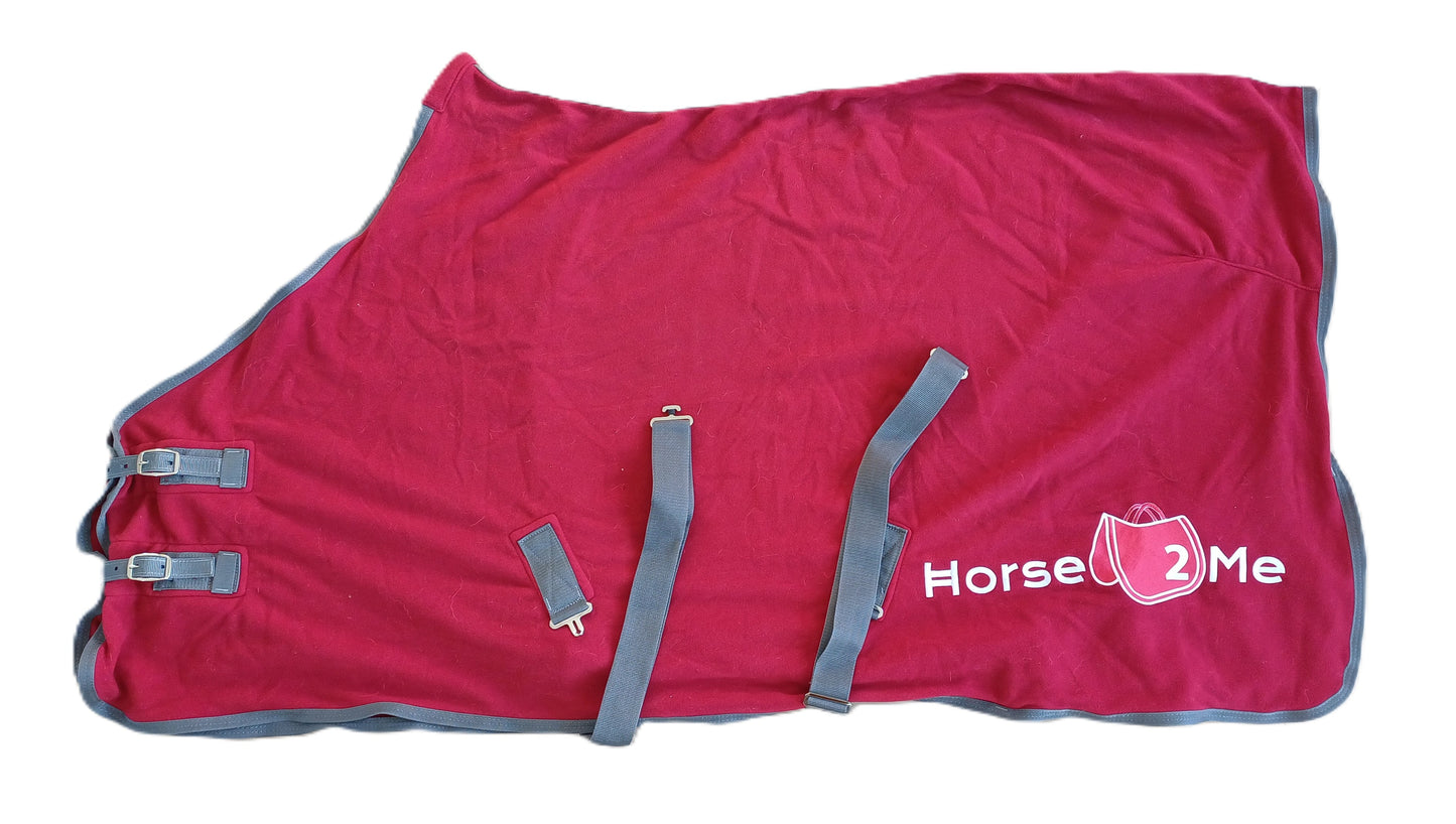 Horse To Me Droogdeken – Rood – 125 cm (Bijna nieuw)