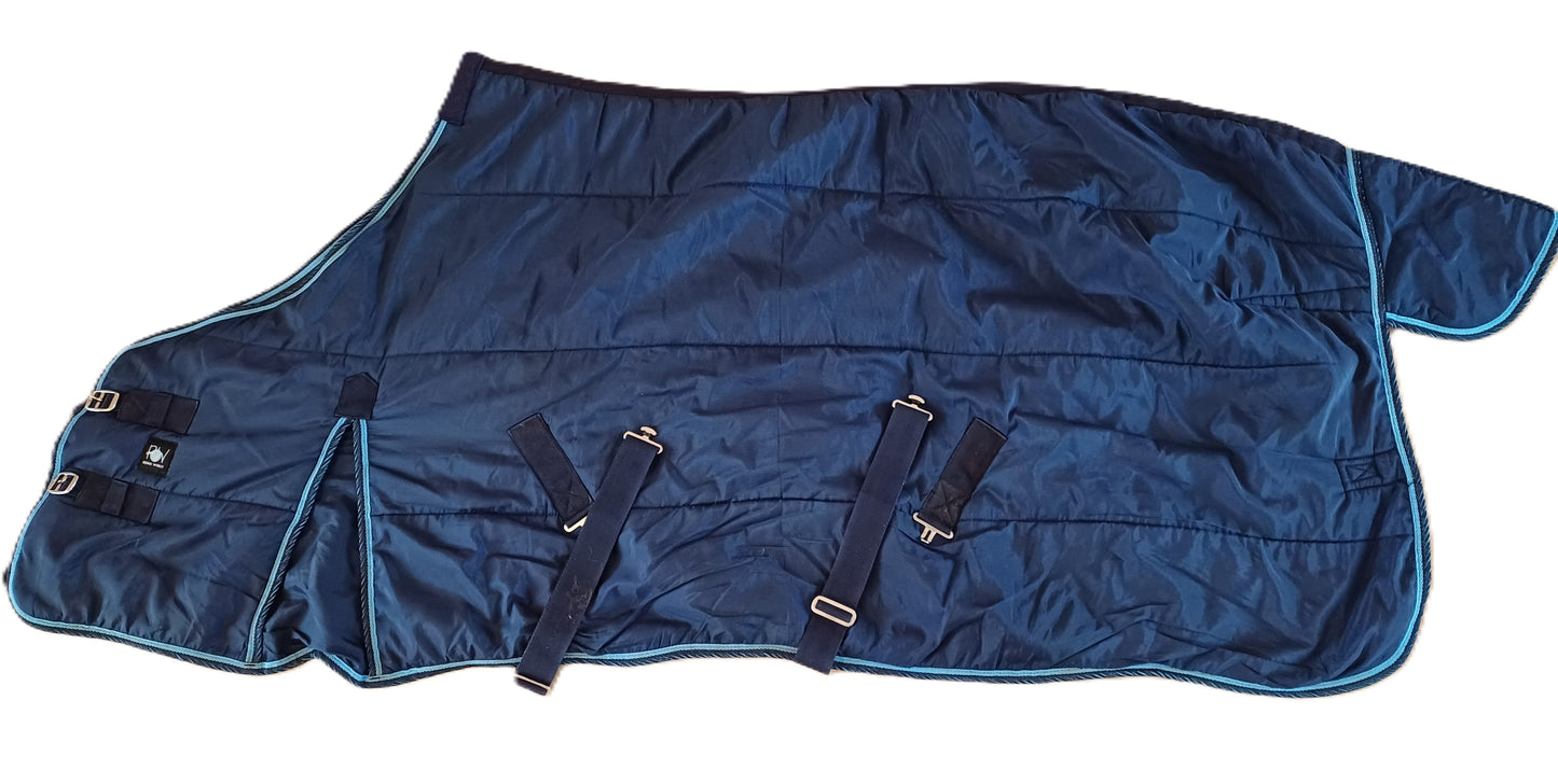 Couverture RIDING WORLD – Marine, 145 cm, 150 g (Très bon état)