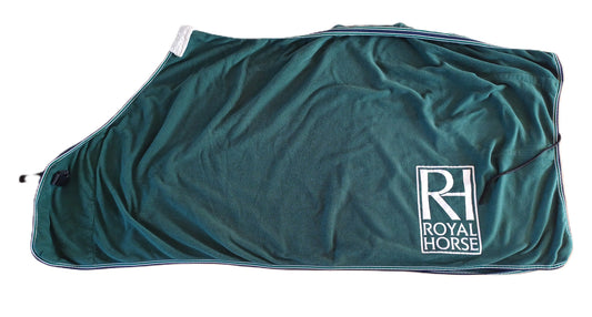 Couverture Polaire Verte Royal Horse – 145 cm