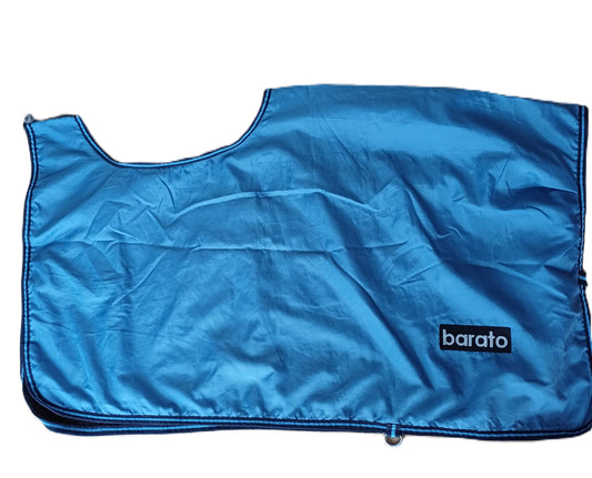 Zwarte waterdichte fleece deken 125 cm - Regen- en koudweerpony