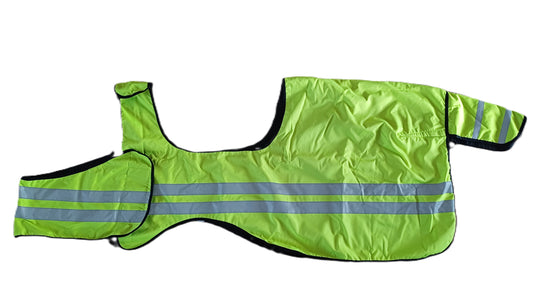 Nieuw 145 cm fluorescerend kwartzeil - Veiligheid en zichtbaarheid voor paarden in de buitenlucht