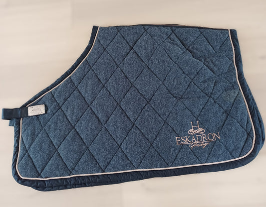 Couvre-Reins Eskadron Gris & Noir 145 cm - Très bon état