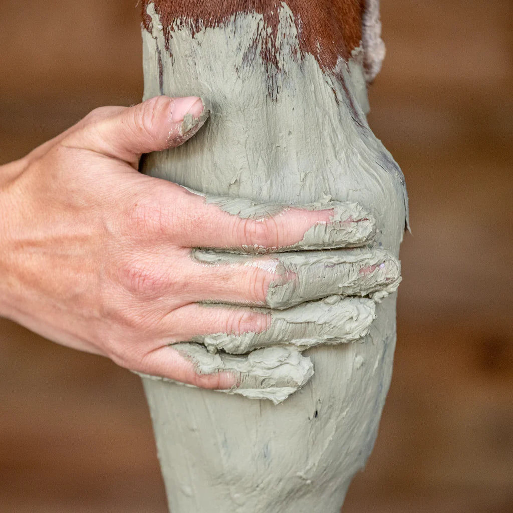 Argile Confort Articulaire Cheval Cura Naturale – 1,75 kg (100% Naturelle, Prête à l'Emploi)