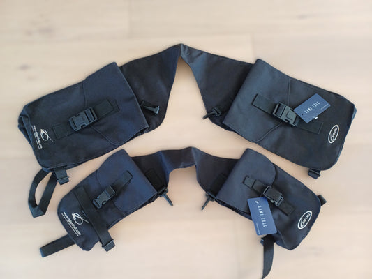 Equitheme zwarte wandeltas (klein)