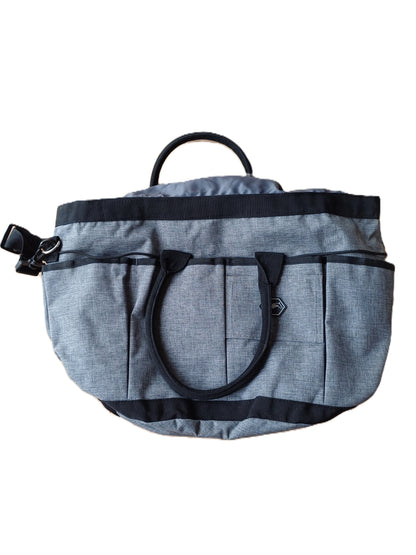 Sac de Pansage Gris QHP – Multi-poches avec Cordon Resserrant