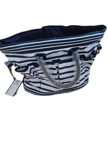 Sac de Pansage HV Polo Marine & Blanc – Multi-poches avec Cordon Resserrant