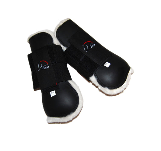 HKM zwarte beenkappen