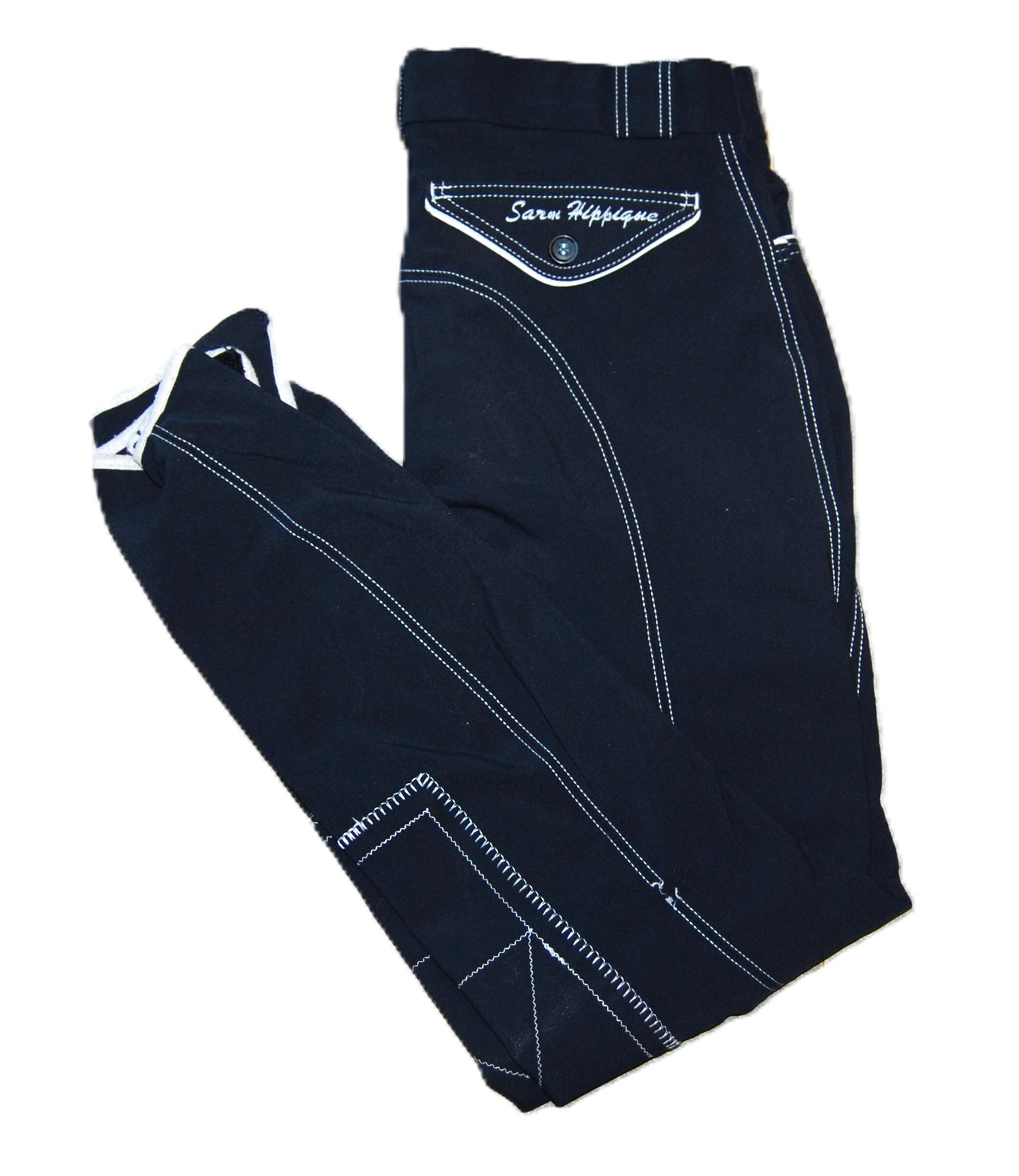 Lichtgewicht stretchbroek in marineblauw, maat 36 - Rijden