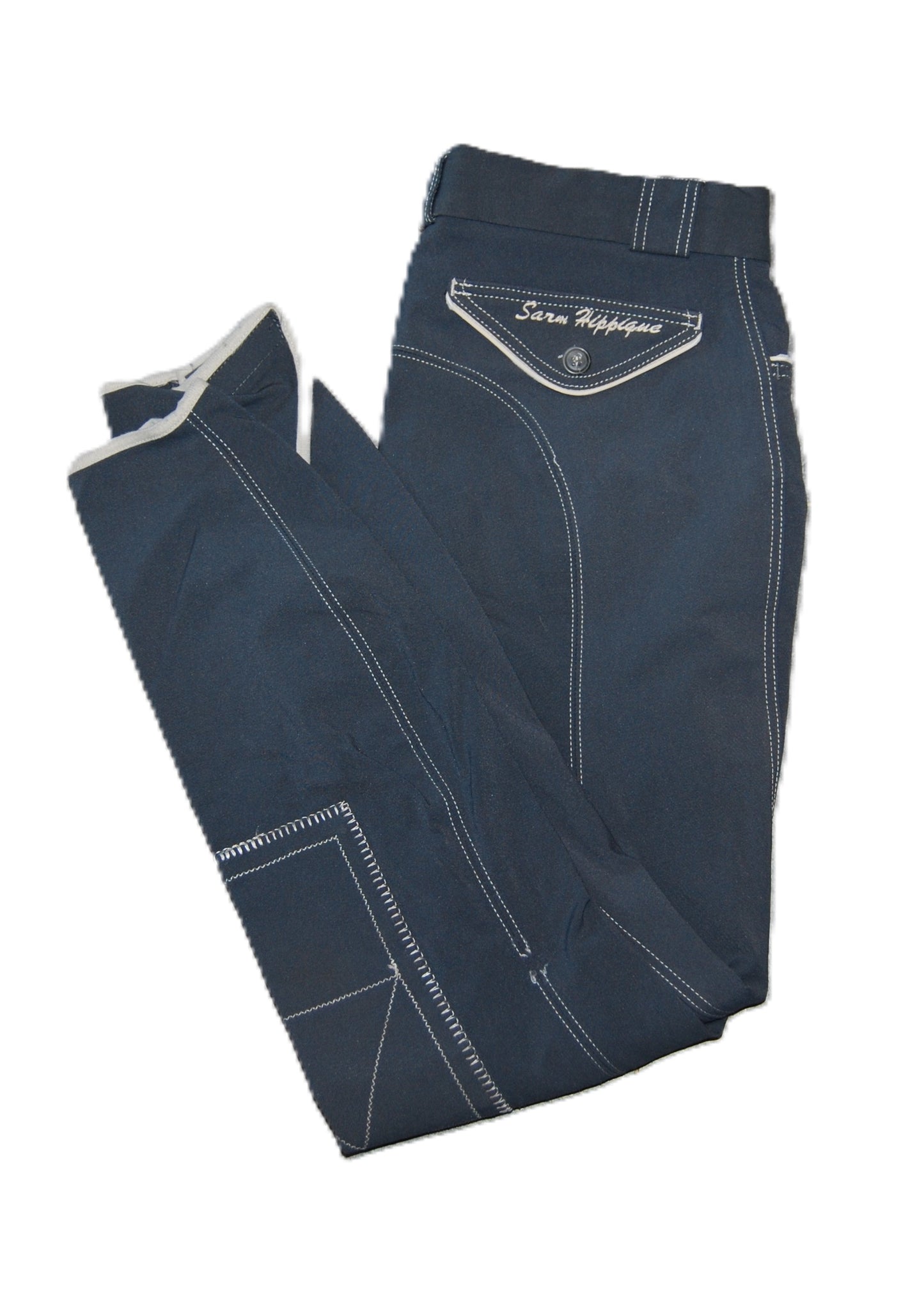 Lichtgewicht grijze stretch rijbroek, maat 36