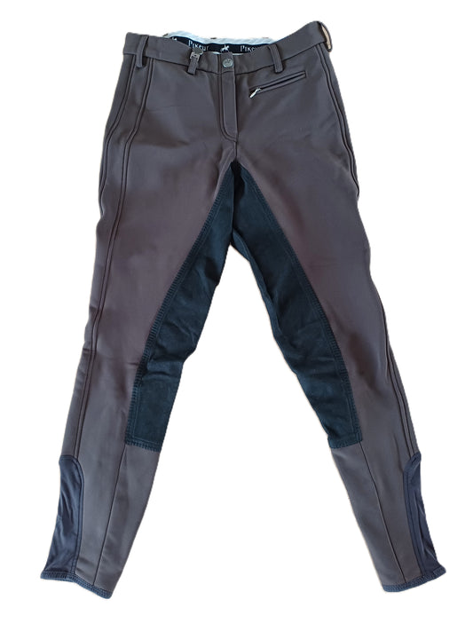 Pikeur 38 bruine broek (winter, fleece binnenkant)