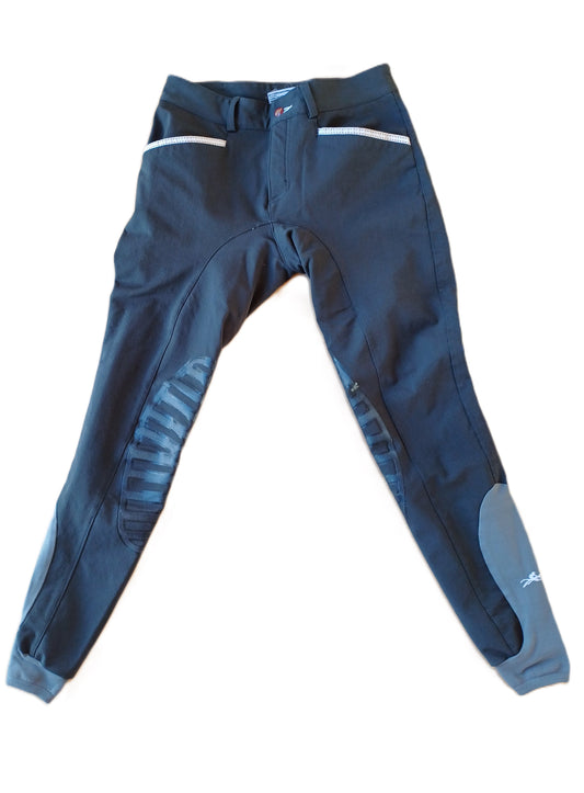 Donkergrijze Equithème Rijbroek, Maat 38