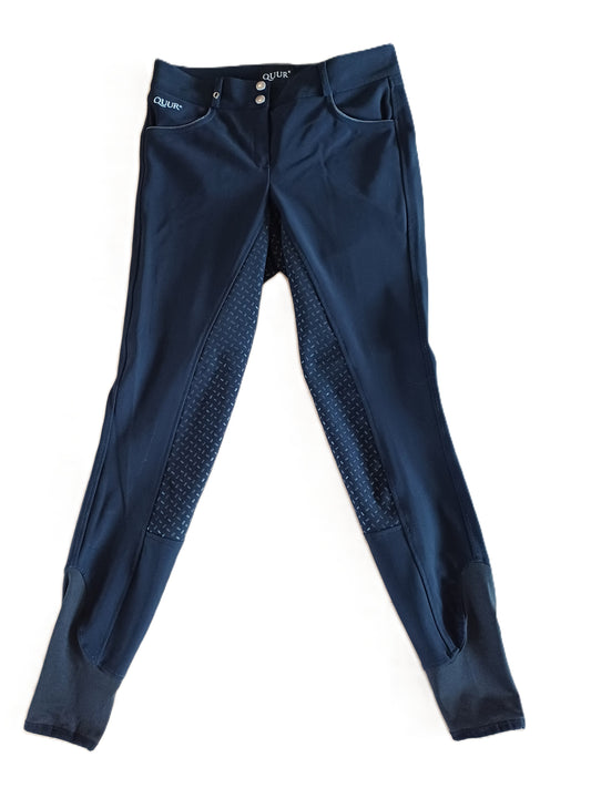 Pantalon QUUR Marine Foncé – Taille 38 (Très Bon État)