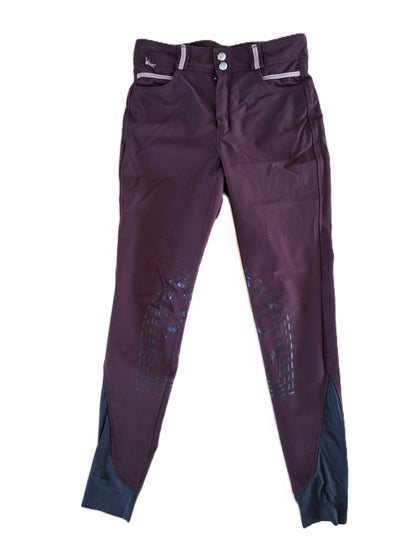 Pantalon d'Équitation Pénélope Bordeaux Taille 14 ans – Très bon état