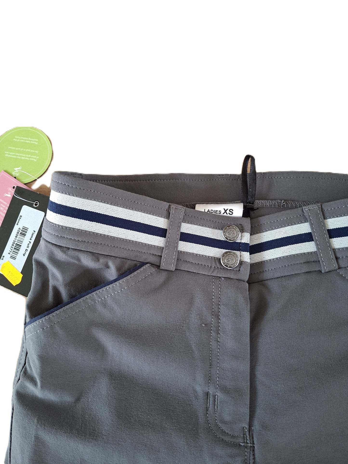 Pantalon SPOOKS Fiona Full Grip – Gris, Taille XS (Neuf avec étiquette)