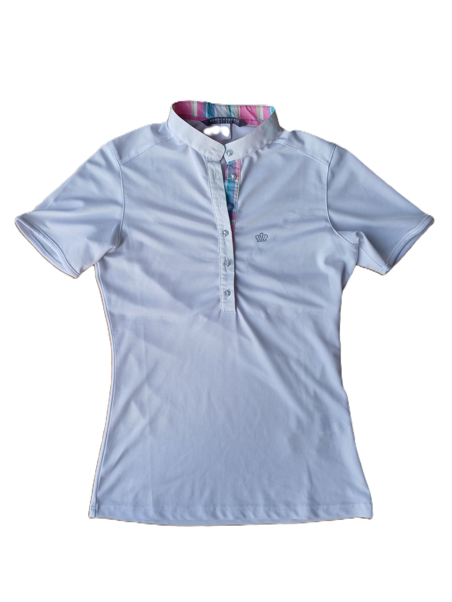 Schockemohle T36 wedstrijdpoloshirt - ruitvormige knopen