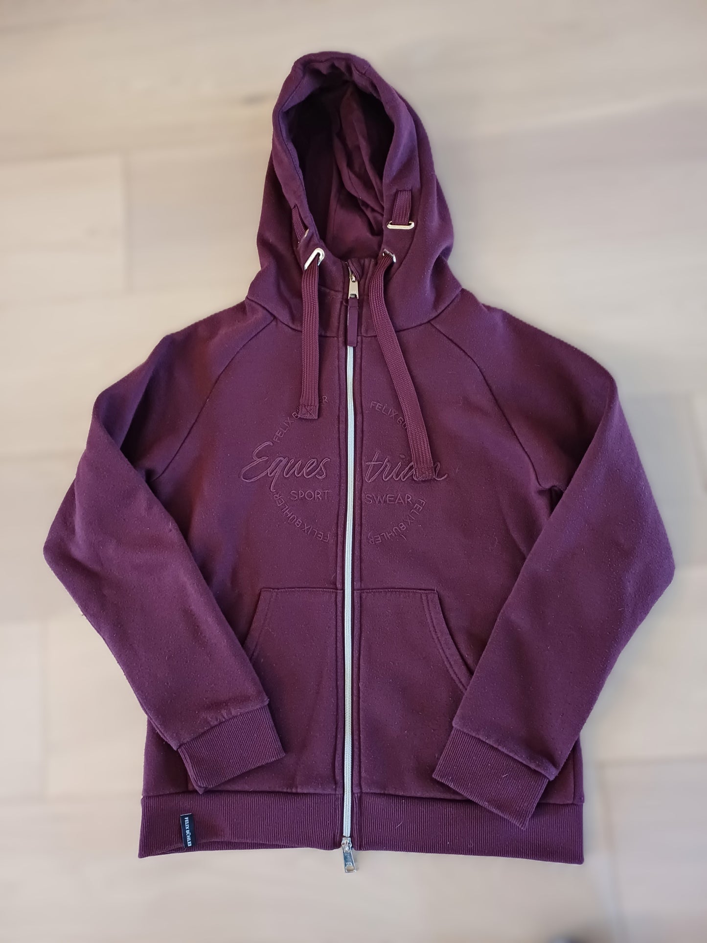 Sweat FELIX BÜHLER – Bordeaux, Taille S (Très bon état)