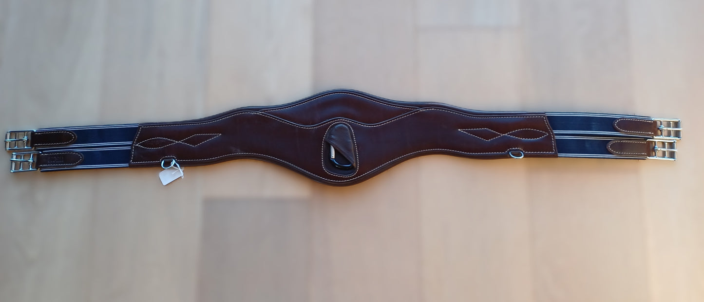 Masters 115cm bruine en marineblauwe band (heel mooi!)