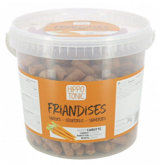 HIPPO-TONIC Paardensnoepjes – Wortelsmaak (3 kg)
