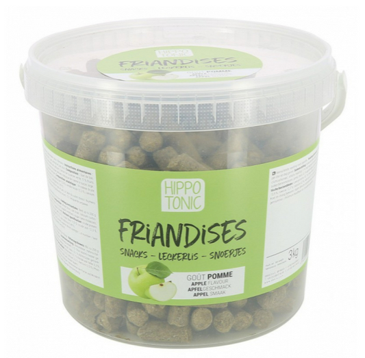 HIPPO-TONIC Paardensnoepjes – Appelsmaak (3 kg)