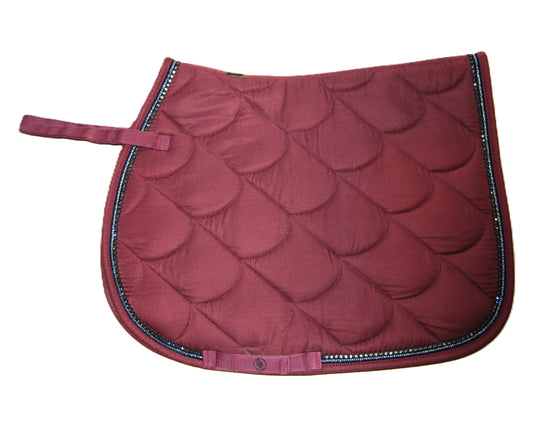 BR Bordeaux Strass Full Zadeldek - Competitie Elegance