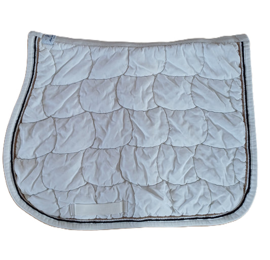 Tapis ANNA SCARPATI – Blanc, Taille Poney (Bon état)