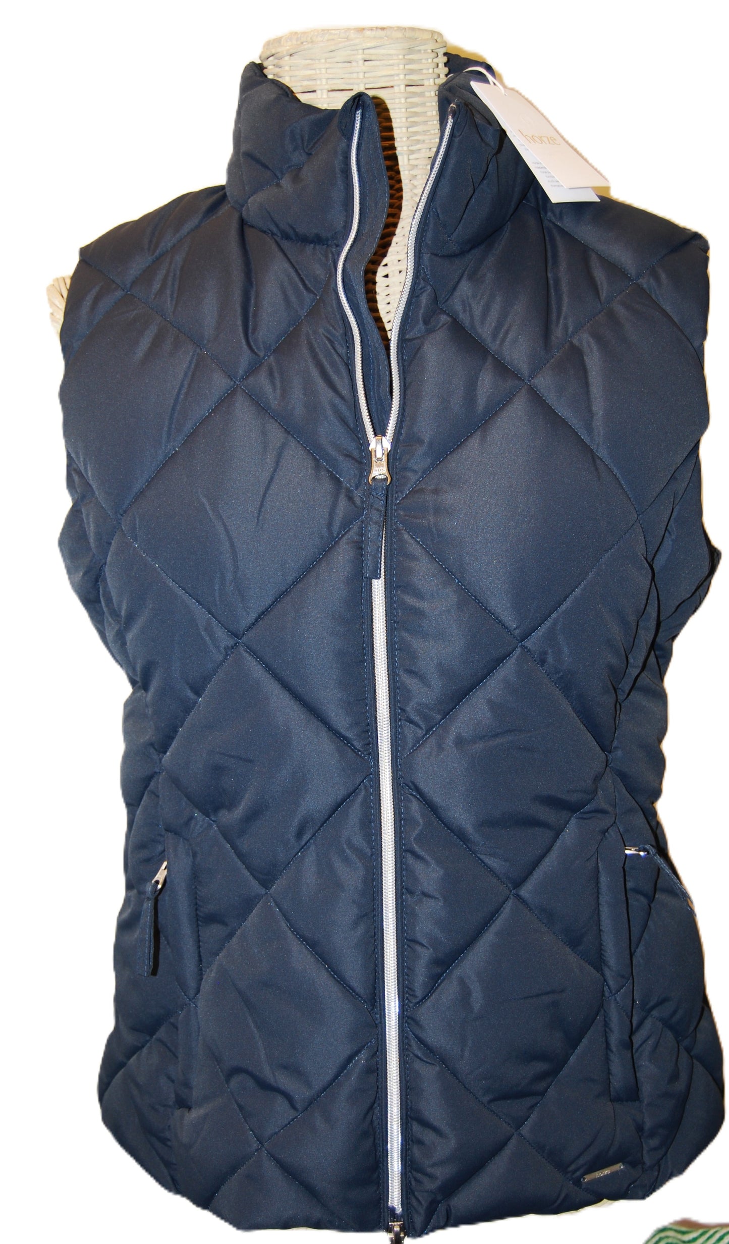 Marineblauwe bodywarmer, maat 40, nieuw - mouwloos, ruiter