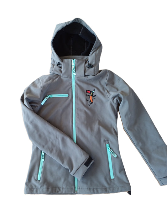 GEM Gray Softshell Jack XS - Ruitercomfort